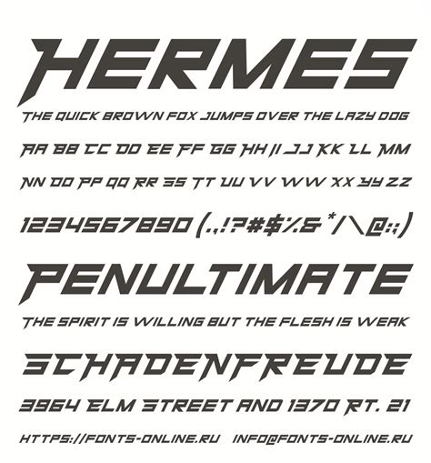 Hermes font maker